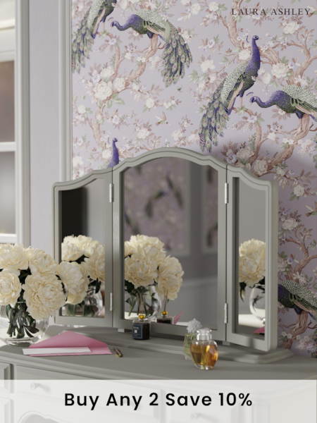 Laura Ashley Dove Grey Provencale Dressing Table Mirror (A40772) | £320