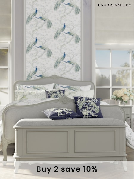Laura Ashley Dove Grey Provencale Blanket Box (A40774) | £875