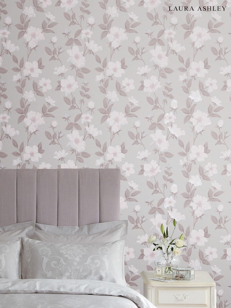 Laura Ashley Sugared Violet Fleurir Paste The Wall A4 Wallpaper Sample (A41257) | £1