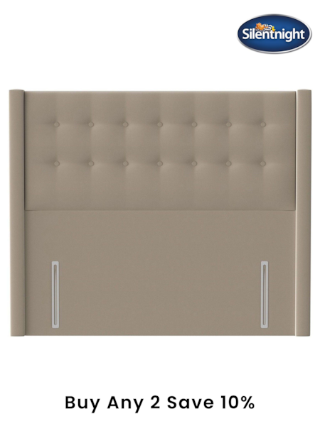Silentnight Sandstone Natural Bloomsbury Woven Headboard (A42817) | £310 - £360