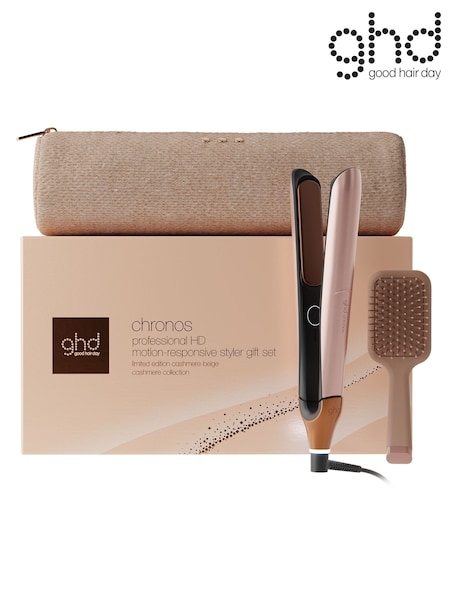 Cashmere Beige - Ghd Chronos Hair Straightener Festive Gift Set