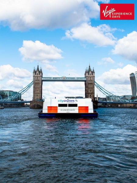 Virgin Experience Days Champagne Afternoon Tea And Thames River Cruise for Two (A44472) | £69