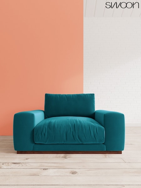 Easy Velvet/Kingfisher Denver By Swoon (A46826) | £1,539