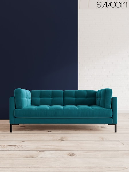 Easy Velvet/Kingfisher Landau By Swoon (A46833) | £1,519