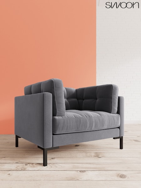 Easy Velvet/Granite Landau By Swoon (A46870) | £1,199