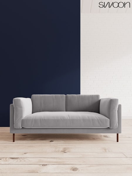 Easy Velvet/Silver Grey Munich By Swoon (A46886) | £1,529