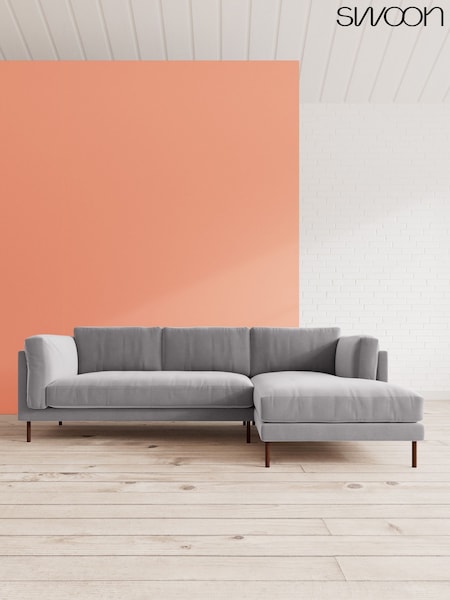 Easy Velvet/Silver Grey Munich By Swoon (A46886) | £2,559
