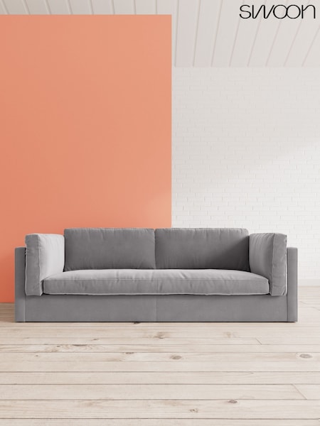 Easy Velvet/Silver Grey Munich By Swoon (A46886) | £2,769
