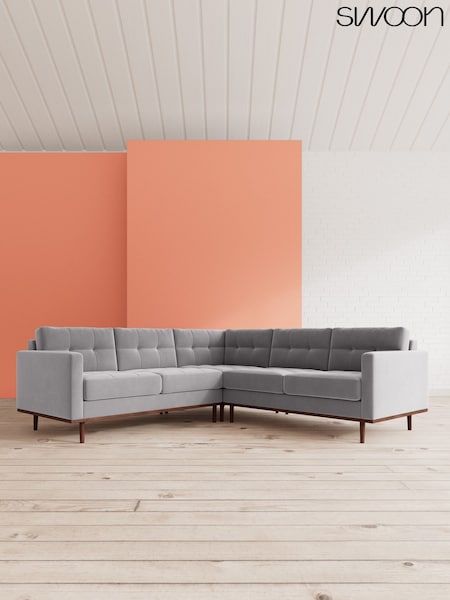 Easy Velvet/Silver Grey Berlin By Swoon (A46887) | £2,949
