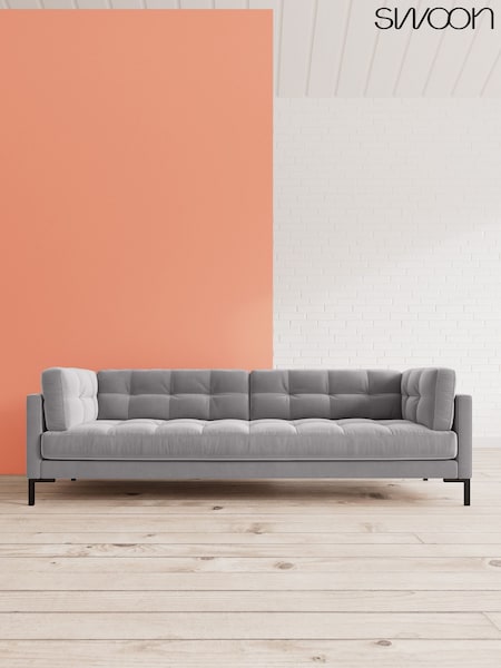 Easy Velvet/Silver Grey Landau By Swoon (A46888) | £1,769