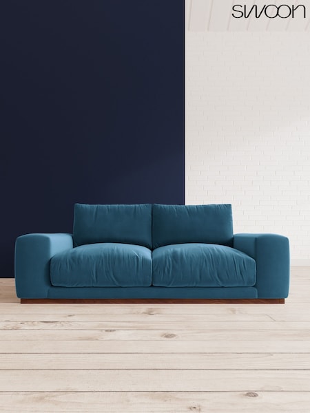 Easy Velvet/Petrol Blue Denver By Swoon (A46890) | £2,059