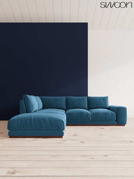 Easy Velvet/Petrol Blue Denver By Swoon (A46890) | £4,039