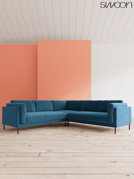 Easy Velvet/Petrol Blue Munich By Swoon (A46895) | £3,109
