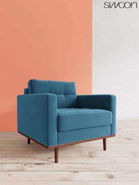 Easy Velvet/Petrol Blue Berlin By Swoon (A46896) | £1,079