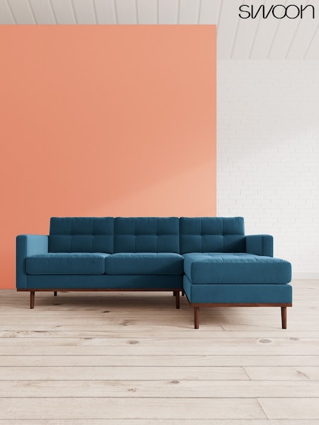 Easy Velvet/Petrol Blue Berlin By Swoon (A46896) | £2,279