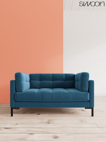 Easy Velvet/Petrol Blue Landau By Swoon (A46897) | £1,299