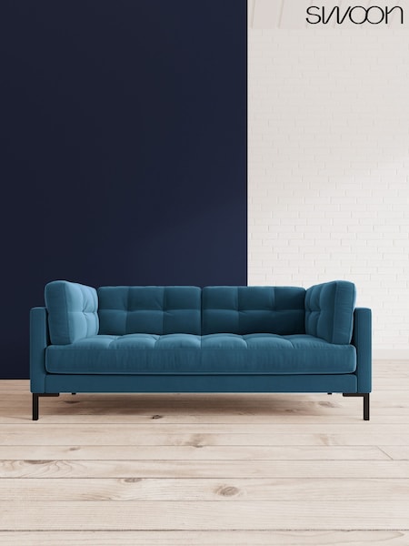 Easy Velvet/Petrol Blue Landau By Swoon (A46897) | £1,519