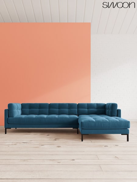 Easy Velvet/Petrol Blue Landau By Swoon (A46897) | £2,539