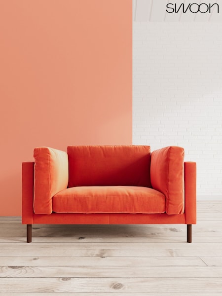 Easy Velvet/Burnt Orange Munich By Swoon (A46904) | £1,309