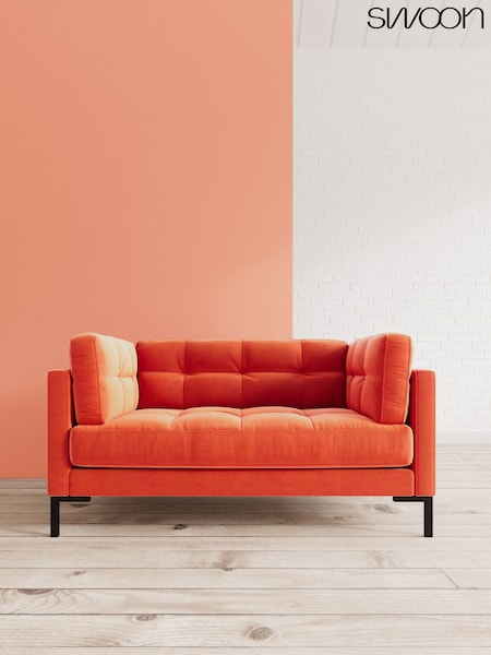 Easy Velvet/Burnt Orange Landau By Swoon (A46906) | £1,299
