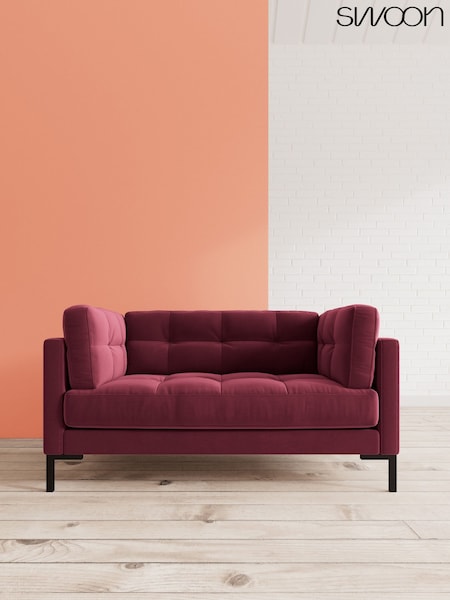 Easy Velvet/Bordeaux Landau By Swoon (A47041) | £1,299