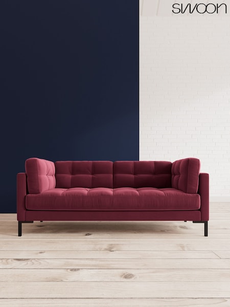 Easy Velvet/Bordeaux Landau By Swoon (A47041) | £1,519