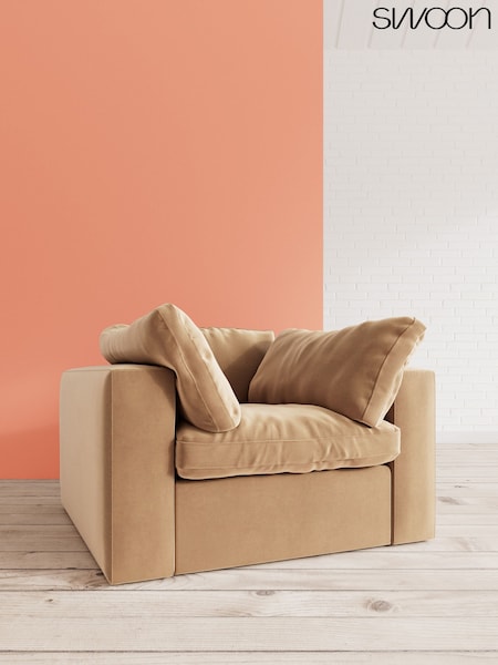 Easy Velvet/Biscuit Seattle By Swoon (A47044) | £1,199
