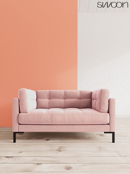 Easy Velvet/Blush Landau By Swoon (A47057) | £1,299