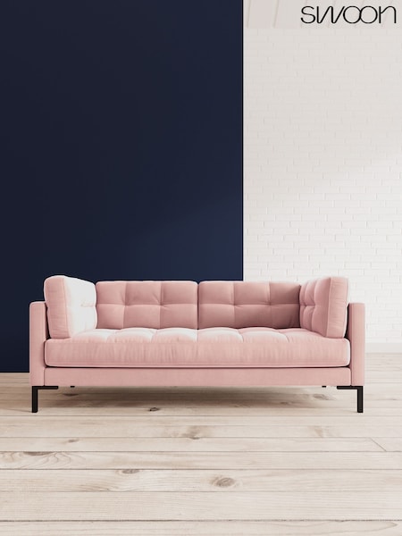 Easy Velvet/Blush Landau By Swoon (A47057) | £1,519