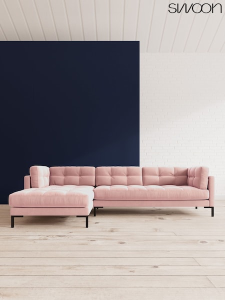Easy Velvet/Blush Landau By Swoon (A47057) | £2,539