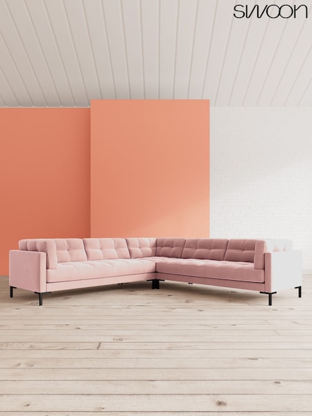 Easy Velvet/Blush Landau By Swoon (A47057) | £3,149