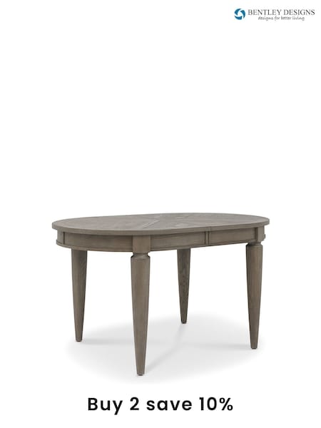 Bentley Designs Silver Monroe 4 to 6 Seater Extending Dining Table (A47820) | £1,000