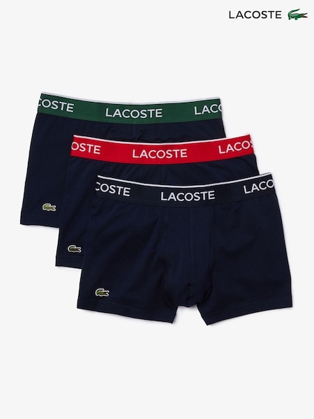 Lacoste Multi Blue Stretch Cotton Boxers (A53428) | £39