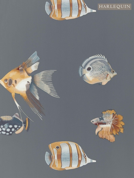 Harlequin Grey Kamanu 10.05M Wallpaper Paste The Wall (A58910) | £88