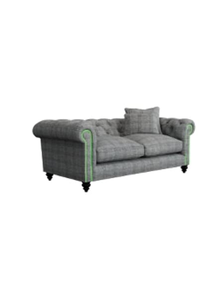 Nevis Flint Check/Grey Langdale By Harris Tweed (A59633) | £2,580