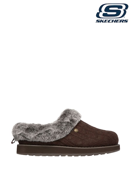 Skechers Brown Womens Keepsakes Ice Angel Slippers (A60576) | £44