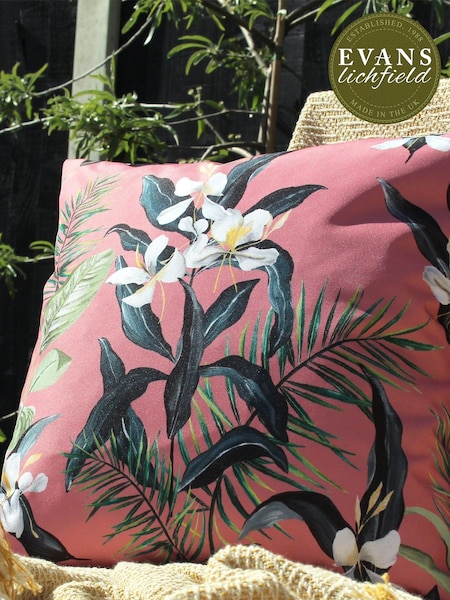 furn. Pink Honolulu Outdoor Polyester Filled Cushion (A62203) | £15