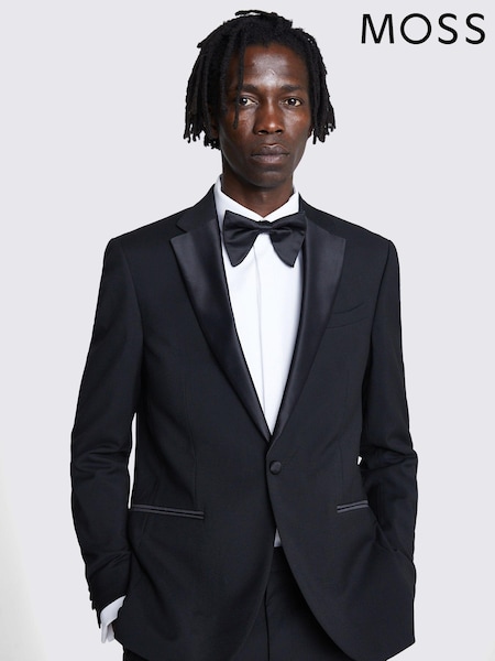 MOSS Black Slim Fit Suit Jacket (A65722) | £129