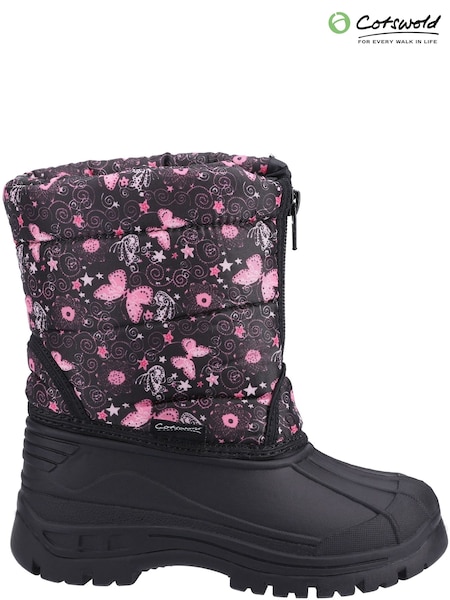 Cotswold Younger Girls Purple Iceberg Zip Snow Boots (A66669) | £28