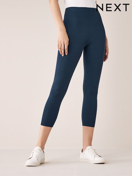 Navy Blue Cropped Leggings (A67915) | £9
