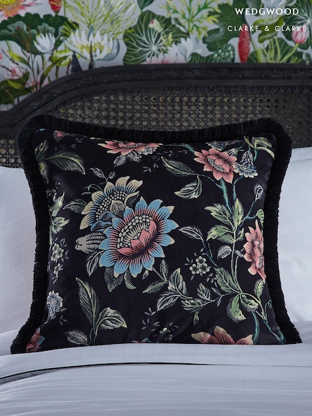 Wedgwood Black Tonquin Cushion (A68028) | £80