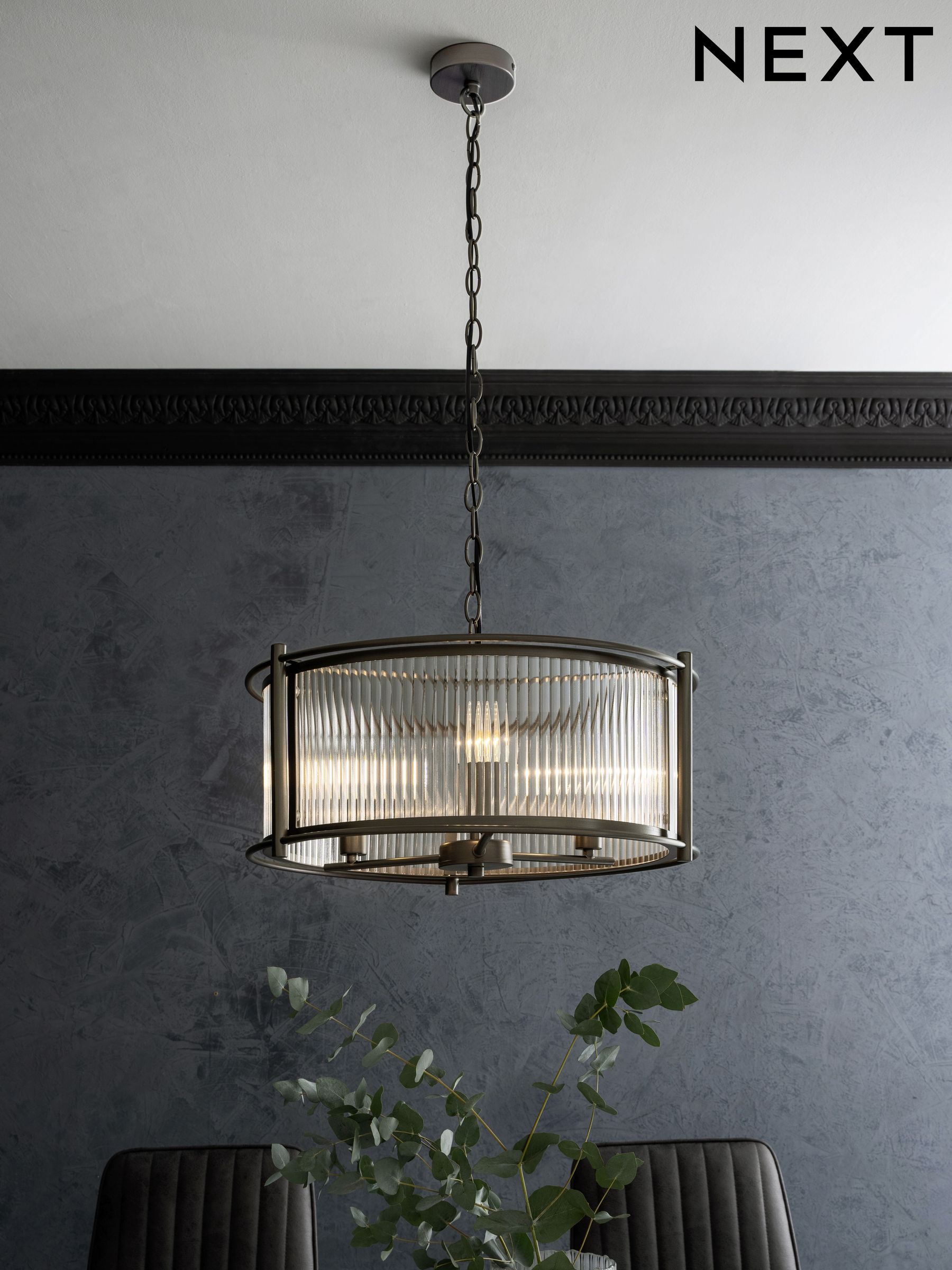 Grey chandelier next online