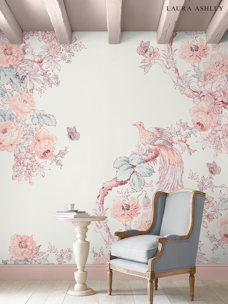 Laura Ashley Pink Birtle 3M Mural (A70323) | £250