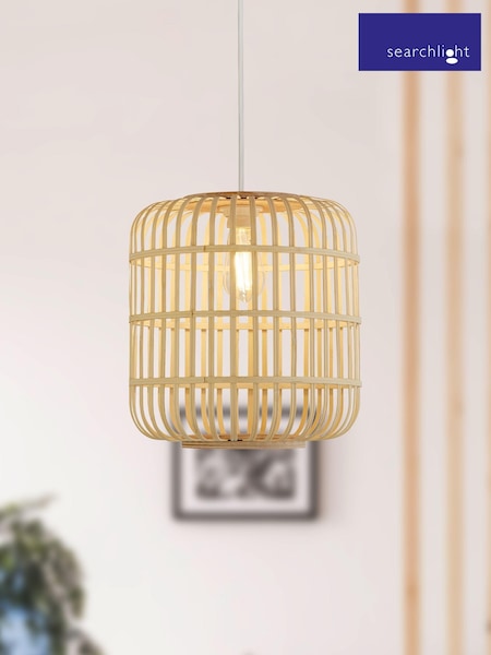 Searchlight Natural Mimi Bamboo Frame Easy Fit Shade (A70832) | £40