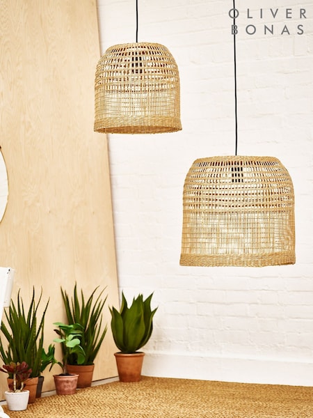 Oliver Bonas Natural Seagrass Pendant Shade (A72855) | £35