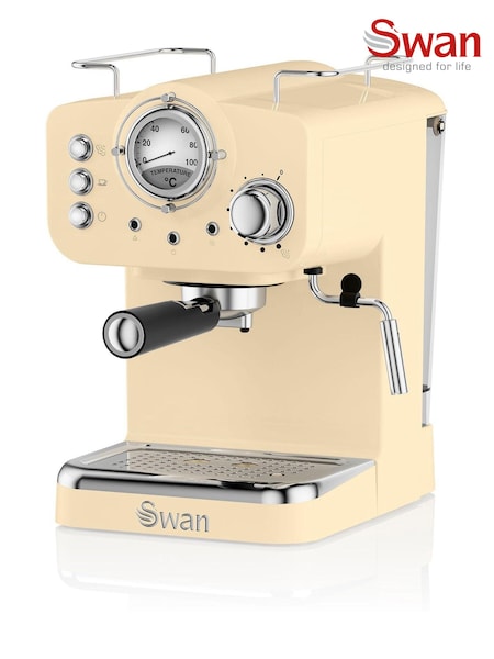 Swan Cream Pump Espresso Coffee Machine (A76719) | £110