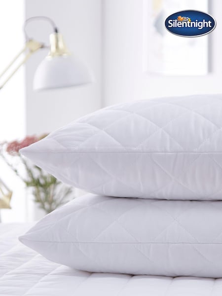 Silentnight Set of 2 Waterproof Pillow Protectors (A76878) | £16
