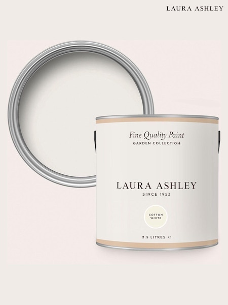 Laura Ashley White Garden 750ml Paint (A77999) | £40