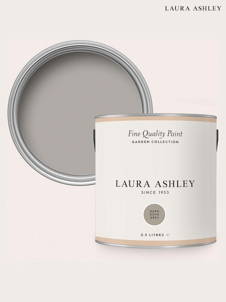 Laura Ashley Dark Dove Grey Garden 2.5Lt Paint (A78001) | £40