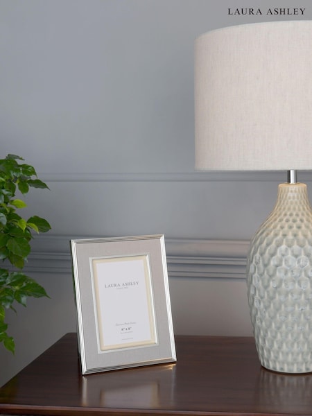 Laura Ashley Grey Harrison 4" X 6" Photo Frame (A79421) | £22